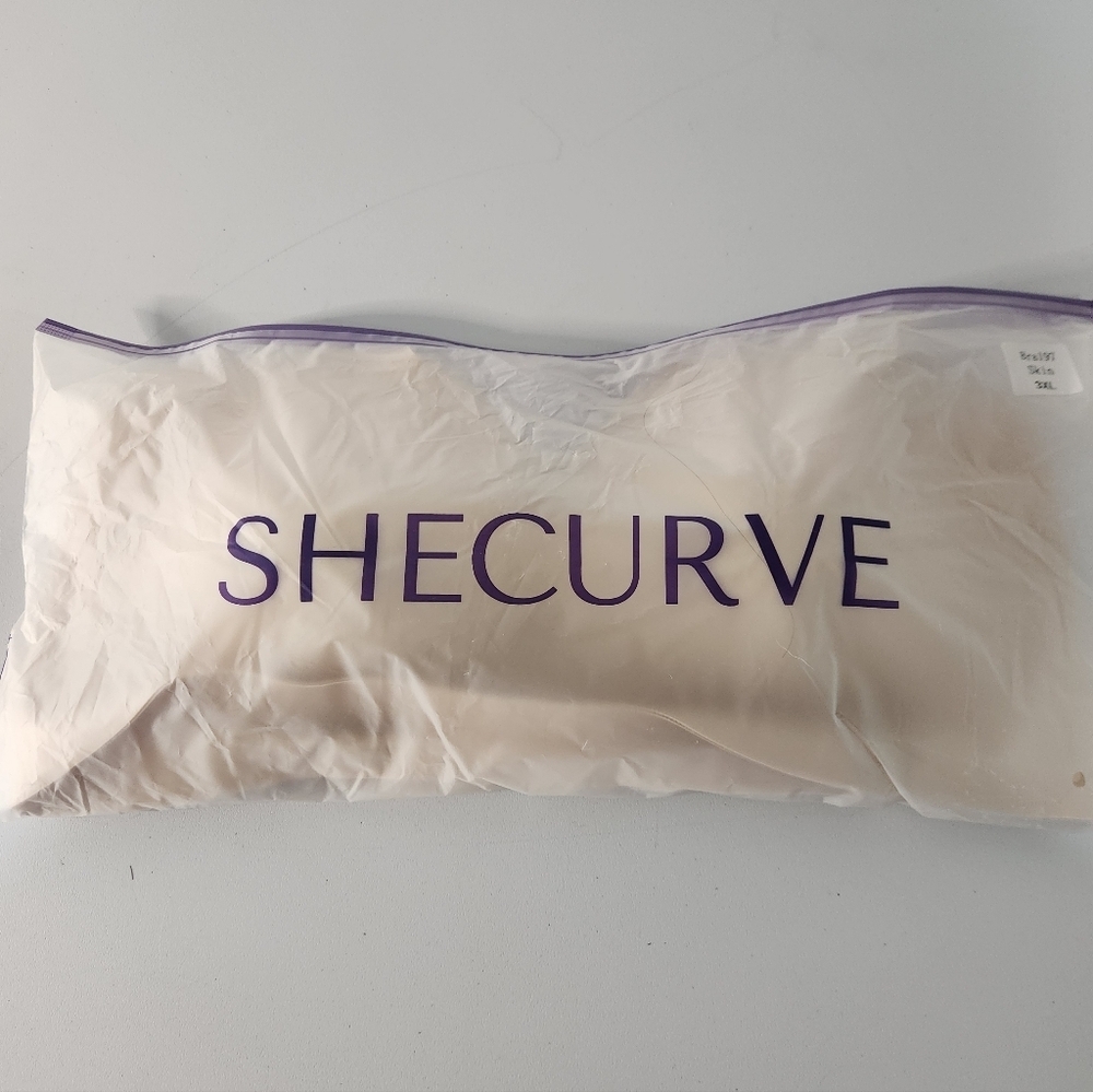 She Curve Seamless Nude Full-Coverage Jelly Wireless Bra, Size 3XL - Picture 3 of 9